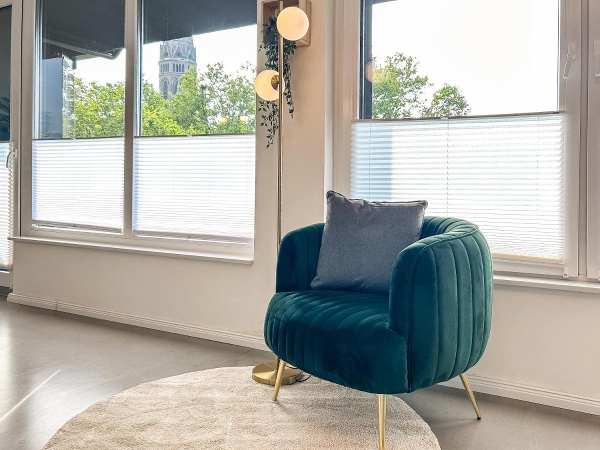 Design-Apartment - Bochum Zentrum - 2 Balkons - 118M2 - Netflix 外观 照片