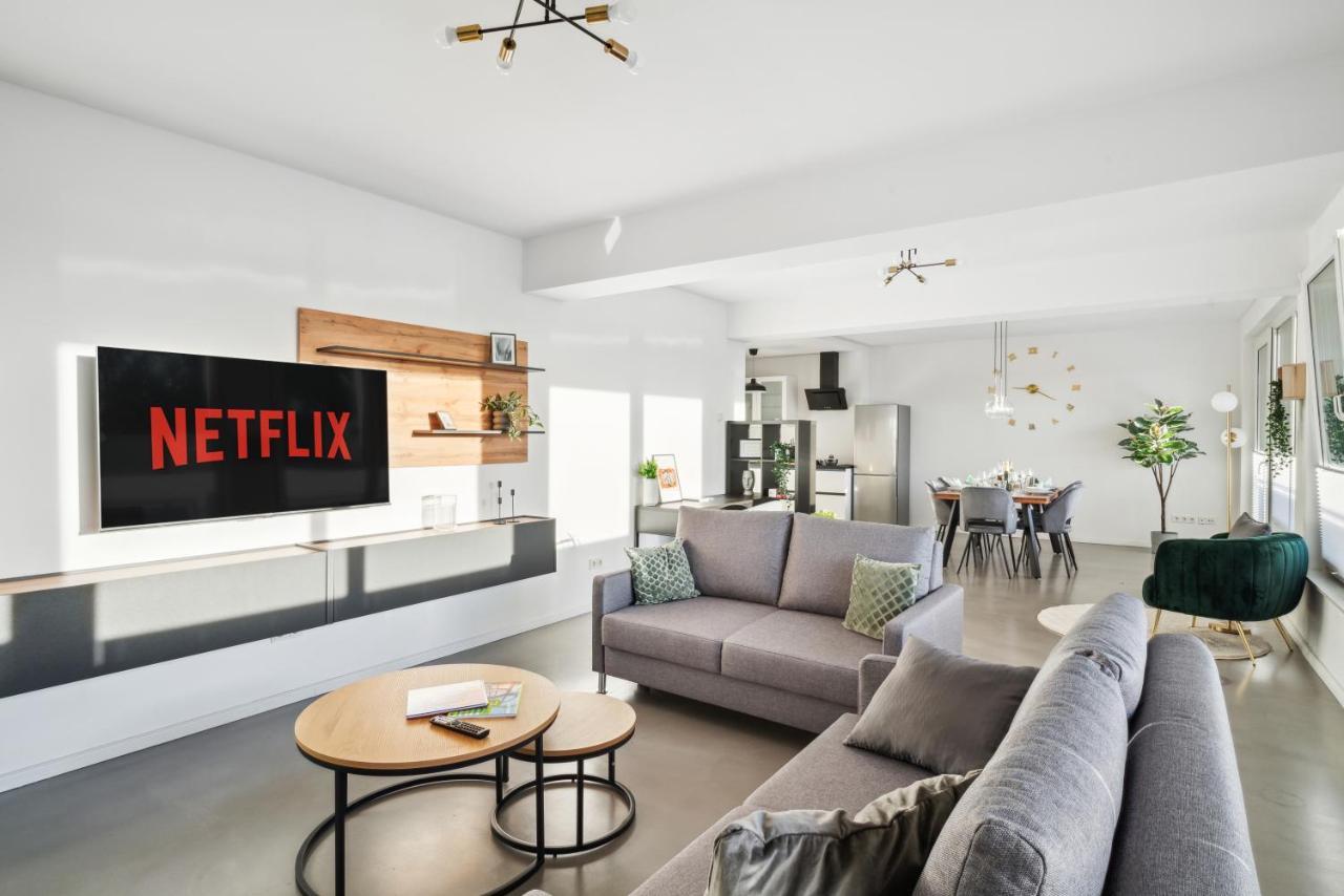 Design-Apartment - Bochum Zentrum - 2 Balkons - 118M2 - Netflix 外观 照片