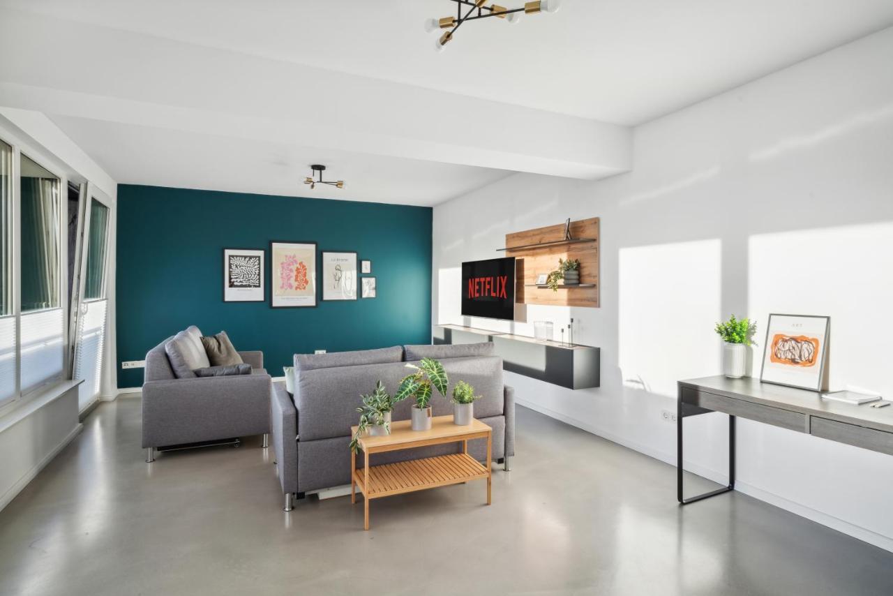 Design-Apartment - Bochum Zentrum - 2 Balkons - 118M2 - Netflix 外观 照片